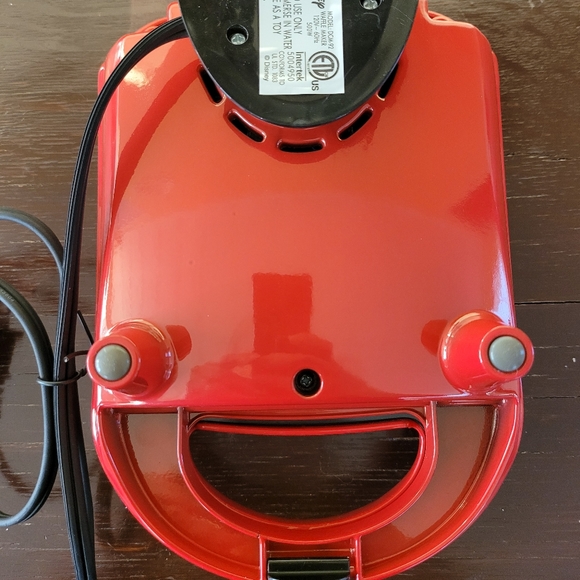 Disney Mickey Mouse Red Waffle Maker Non-stick Mickey Shaped Belgium NIB - Picture 3 of 11